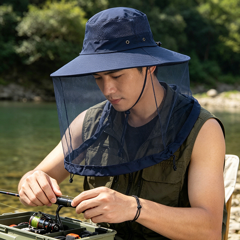 Fishing Hat - Outdoor Men's Mosquito-Proof Fishing Hat