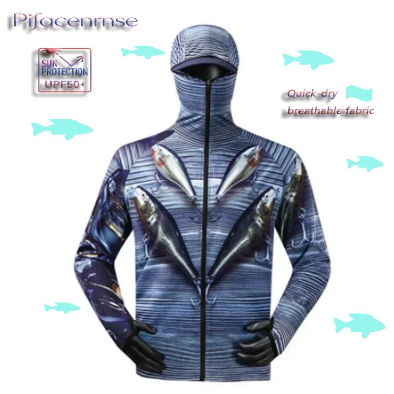 Fishing Mask Sun Protection - Quick Drying Sun Protection Fishing Shirt
