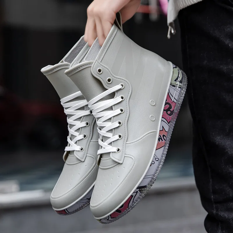 Men Rain Boots Fashion Trendy  - Fishing Boots recension och pris