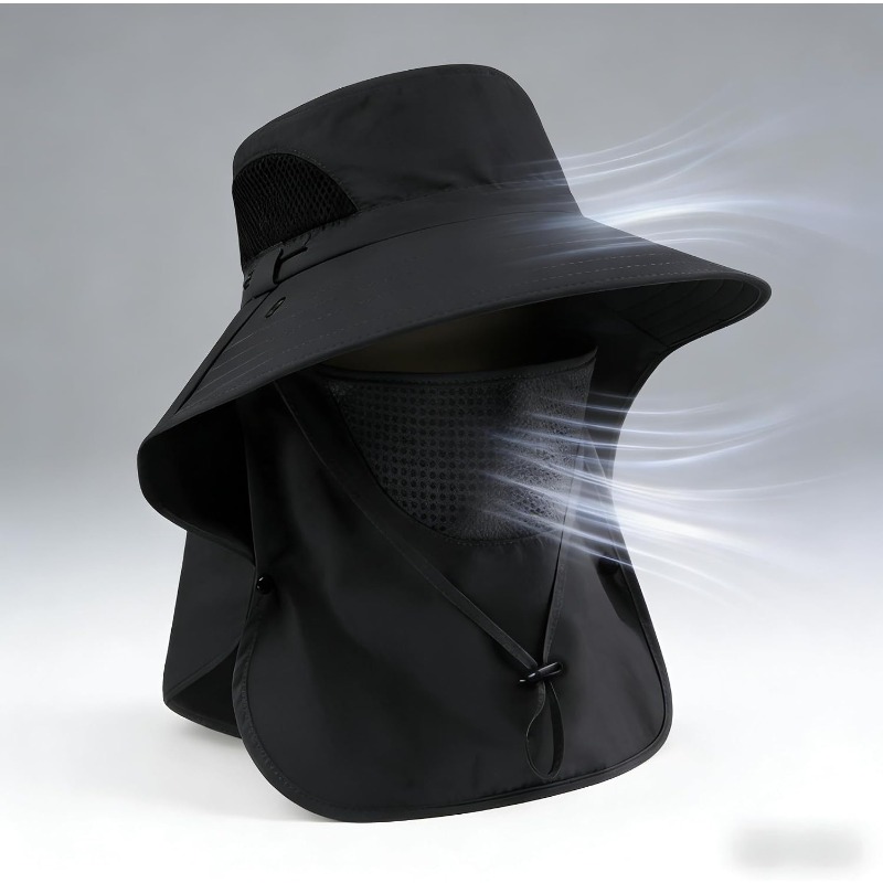 UV Protection Outdoor Sun Hat  - Fishing Mask Sun Protection recension och pris