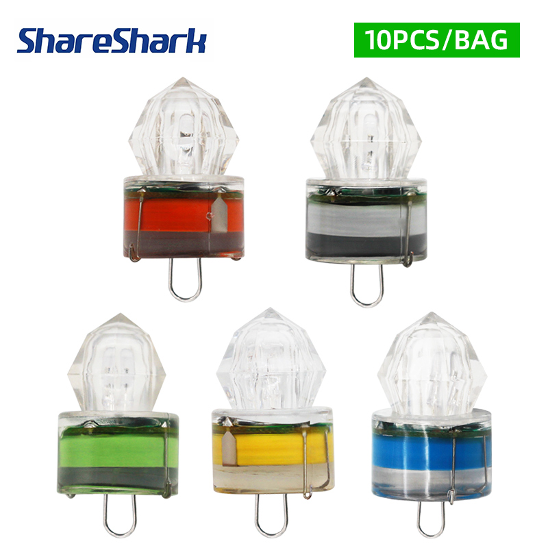 ShareShark 10pcs/bag LED Fishi - Fishing Bag Waterproof recension och pris