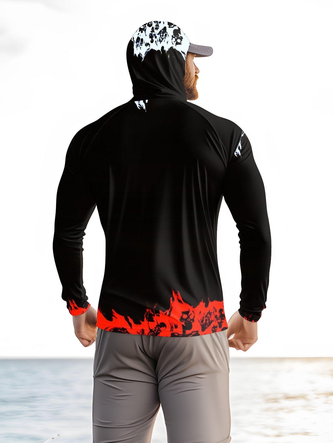 Men Hood Fishing Shirt long sl - Fishing Hoodie recension och pris