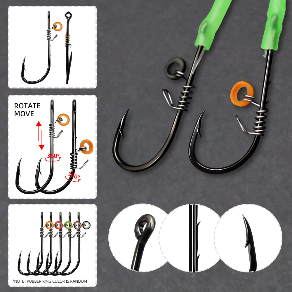 ZYZHE 1/3/5pcs Fishing Rigs Wi - Fishing Belt recension och pris