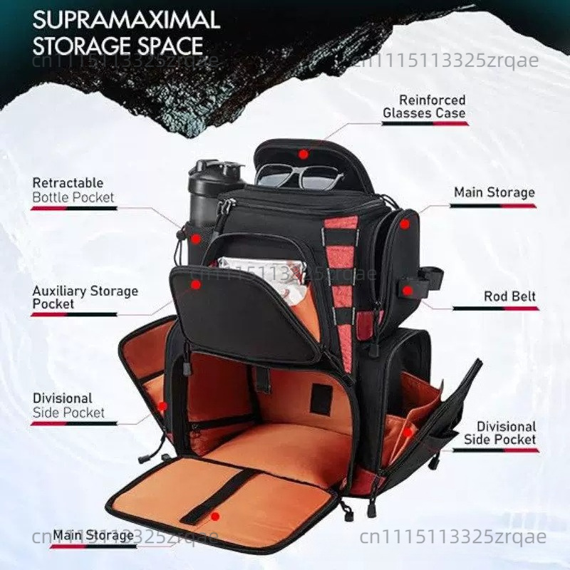 Fishing Gear Backpack with Lar - Fishing Backpack recension och pris