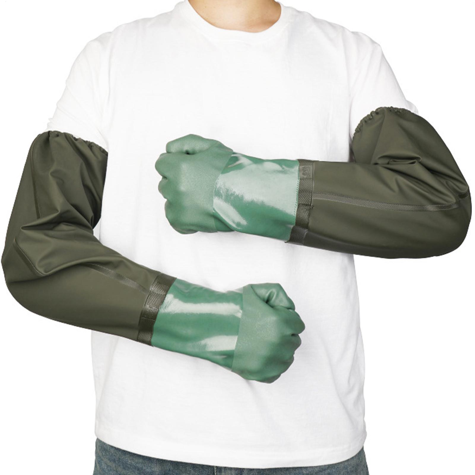 Waterproof Rubber Gloves Long  - Fishing Gloves recension och pris