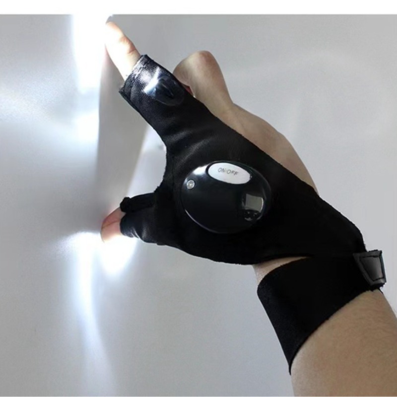 LED Flashlight Luminous Fishin - Fishing Gloves recension och pris